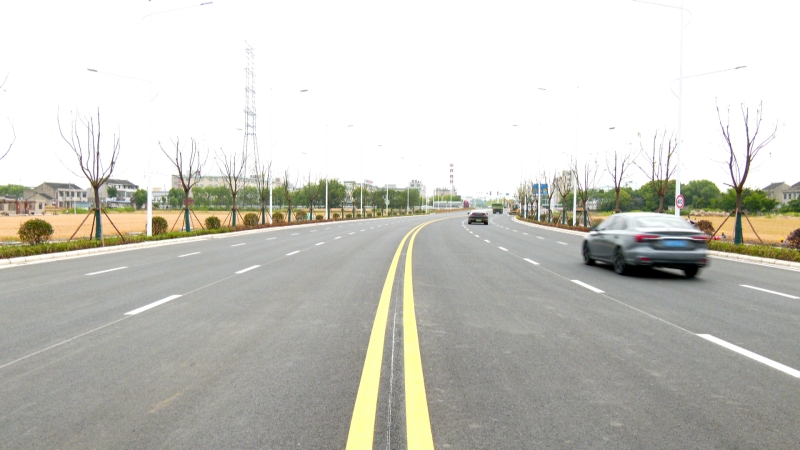 助力产城融合 文昌路西延建成通车