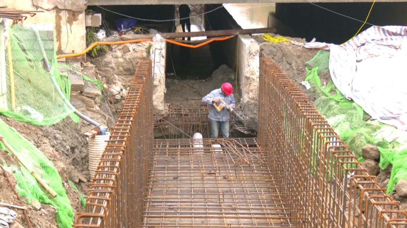 改造桥下通道 方便市民健身娱乐