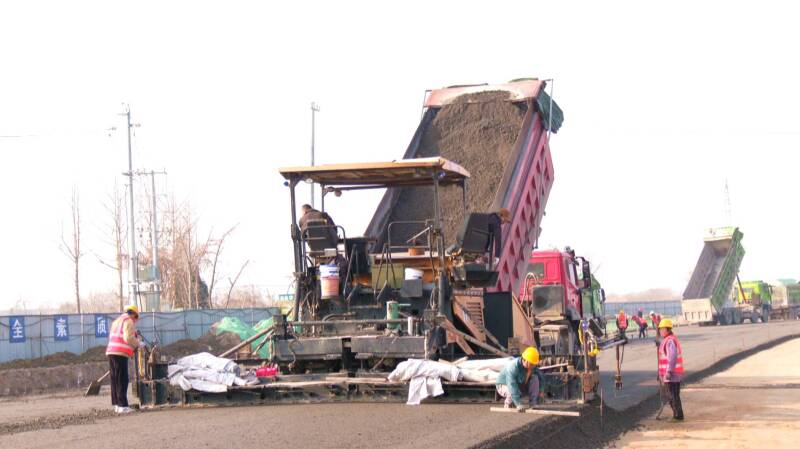 产城融合再添通道 文昌路西延工程进展过半