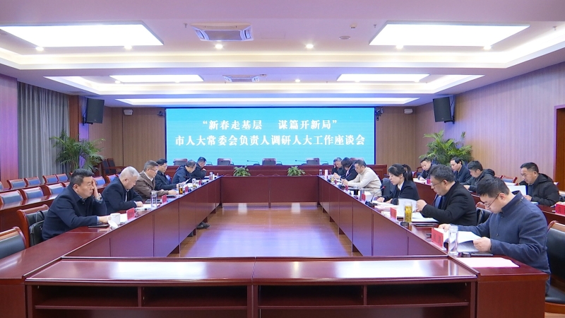 市人大常委会调研基层人大工作