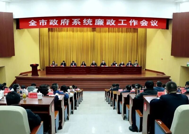 全市政府系统廉政工作会议召开