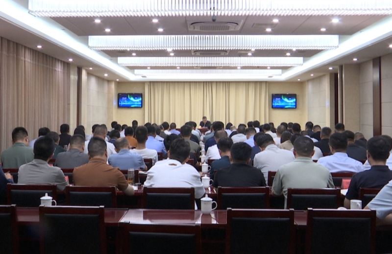 我市收听收看全省安全生产月电视电话会议并召开续会