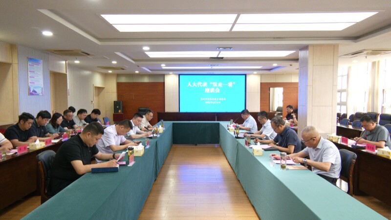 市人大常委会举办人大代表“双走一看”活动