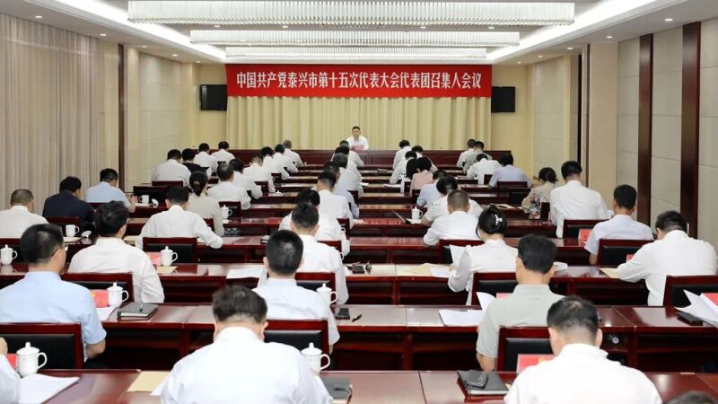 市第十五次党代会召开代表团召集人会议