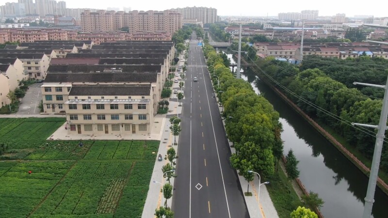 城区拱极路（银杏路至阳江路段）建成通车